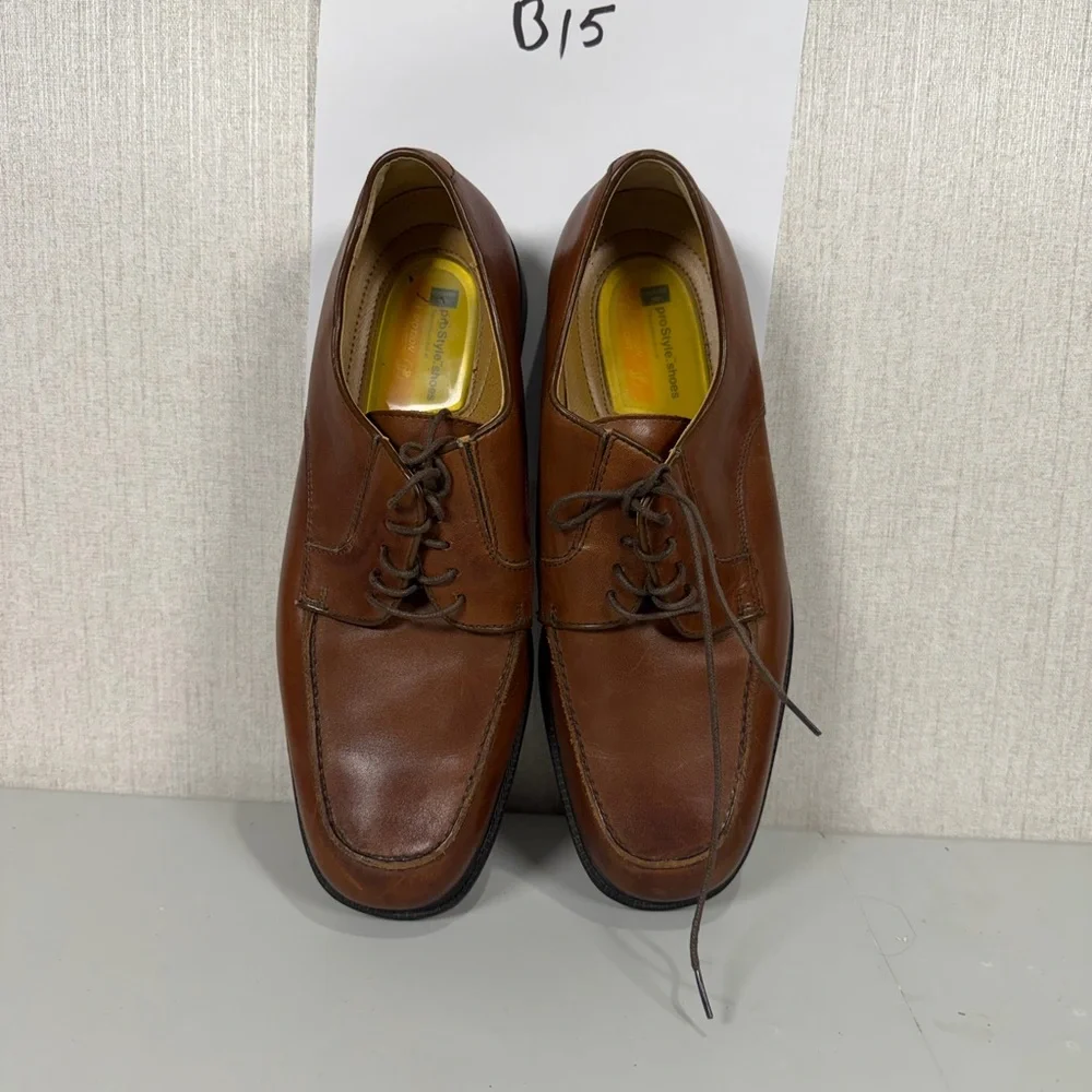 Dockers Brown Leather Lace-Up‎ Oxfords